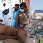 கடமையிலிருந்த போக்குவரத்து பொலிஸ் அதிகாரி-இடம்பெற்ற கோடரி தாக்குதல்