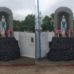 திருக்கேதீச்சர நுழைவாயிலில் கிறிஸ்தவ சொரூபம்….