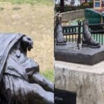 அமெரிக்காவில் மகாத்மா காந்தியின் வெண்கலச் சிலை சேதம்