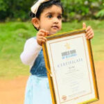 இலங்கையை ஒன்றரை வயதான பெண் குழந்தை உலக சாதனை