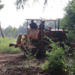 ஒட்டிசுட்டான் பிரதேசத்திற்கு உட்பட்ட மேழிவனத்தில் யானை வேலி அமைப்பு!