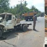 இன்று காலை இடம்பெற்ற கோர விபத்தில் தந்தை மற்றும் இரு பிள்ளைகள் மரணம்