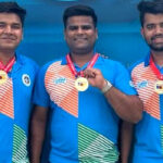 உலகக் கோப்பை வில்வித்தை போட்டியில் தங்கம் வென்ற இந்திய ஆடவர் அணி