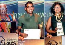 சந்திமா காரியவசம் மாதத் தங்க பரிசு கோல்ஃப் போட்டியில் பெரும் பரிசு பெற்றவர்