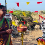 அணையா விளக்கு திடலில் உரிமைப்பந்தம் ஏற்றப்பட்டது